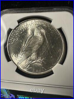 1923 Peace Silver Dollar $1 NGC MS65 Bright White Example