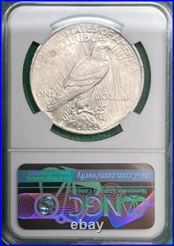 1923 Peace Silver Dollar. NGC MS 62. 100th Anniversary