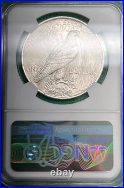 1923 Peace Silver Dollar. NGC MS 62. 100th Anniversary