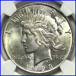 1923 Peace Silver Dollar NGC MS 65 SEXY LUSTER BRIGHT WHITE