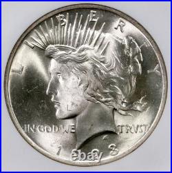 1923 Peace Silver Dollar NGC MS65 BLAST WHITE BLAZZING LUSTER #322