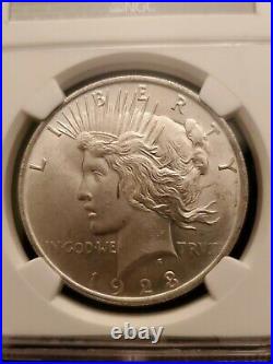 1923-S Peace Silver Dollar NGC MS63