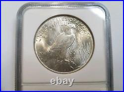 1923 Silver Peace Dollar NGC MS 64 Patriot Collection Hoard Liberty Pedigree