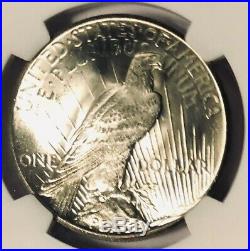 1925 Peace Silver Dollar NGC MS-65 Mint State 65 Certified Peace Dollar