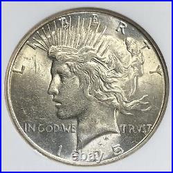 1925-S Peace Silver Dollar NGC AU58 Nice Luster! OCNK