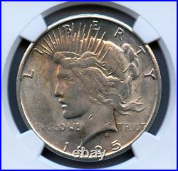 1925 S Peace Silver Dollar NGC MS 61