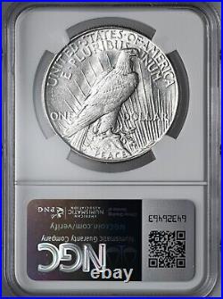 1925-s $1 Peace Silver Dollar Ngc Au55 #6805737-010 Better Date