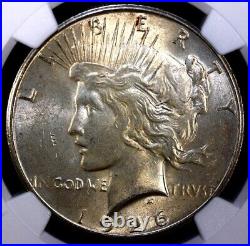 1926-s 1$ Silver Peace Dollar Key Date Ngc Au-58