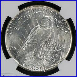 1928 $1 Silver Peace Dollar, Luster! Uncirculated Key Date Coin Ngc Ms62 #t856
