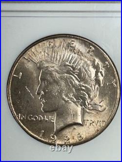 1928 S Peace Silver Dollar NGC MS60 Tough Date Peace/Toned