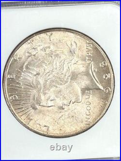 1928 S Peace Silver Dollar NGC MS60 Tough Date Peace/Toned