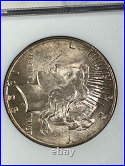 1928 S Peace Silver Dollar NGC MS60 Tough Date Peace/Toned
