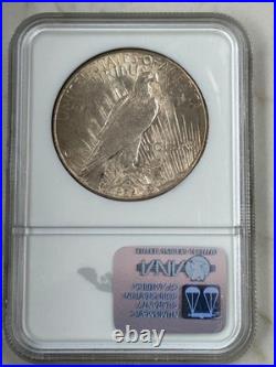 1928 S Peace Silver Dollar NGC MS60 Tough Date Peace/Toned