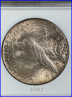1928 S Peace Silver Dollar NGC MS60 Tough Date Peace/Toned