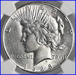 1928-p $1 Peace Silver Dollar Ngc Au Details Cleaned #6805778-035 Key Date
