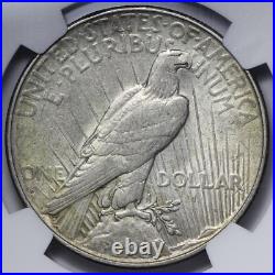 1934-D Peace Silver Dollar NGC AU53 Rich Toning AFD
