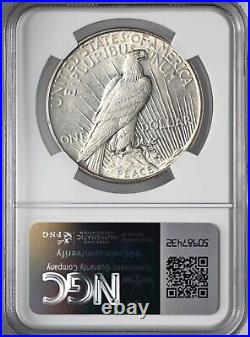 1934-p $1 Peace Silver Dollar Ngc Au53 #6805737-014 Better Date