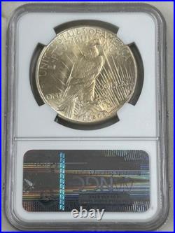 1935 P Peace Silver Dollar NGC MS62 Tougher Date Peace/Toned