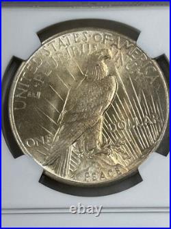 1935 P Peace Silver Dollar NGC MS62 Tougher Date Peace/Toned