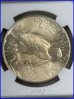 1935 P Peace Silver Dollar NGC MS62 Tougher Date Peace/Toned