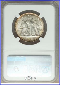 1936 50c Elgin Commemorative Silver Half Dollar NGC MS66, RIM TONES ALL AROUND