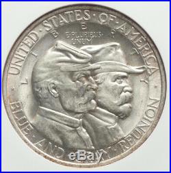 1936 Battle of Gettysburg Commemorative Silver Half Dollar Certiied MS63 by NGC