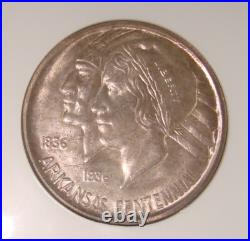 1936-D Arkansas Commemorative Silver Half Dollar NGC MS64