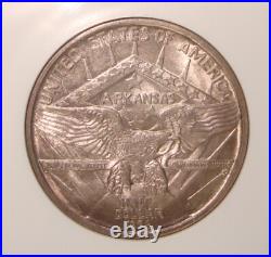 1936-D Arkansas Commemorative Silver Half Dollar NGC MS64