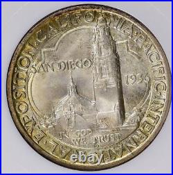 1936-D San Diego Silver Commemorative Half Dollar NGC MS-64 CAC