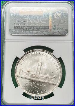 1939 Canada Silver Dollar. NGC MS 63. Pop 182. Only 85 graded higher at NGC