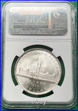 1939 Canada Silver Dollar. NGC MS 63. Pop 182. Only 85 graded higher at NGC