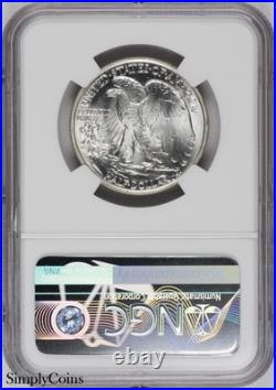 1943 Walking Liberty Half Dollar NGC MS65 GEM BU Silver Coin 1943 Walking Liberty Half Dollar NGC MS65 GEM BU Silver Coin
