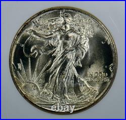 1945 Walking Liberty Half Dollar NGC MS64 withCAC One Heck of a 64