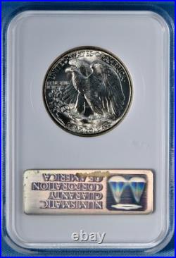 1945 Walking Liberty Half Dollar NGC MS64 withCAC One Heck of a 64
