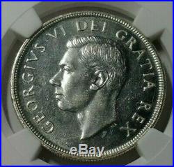 1948 Canada Silver Dollar KEY DATE NGC MS-62 RARE