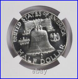 1954 Franklin Proof Half Dollar 68? Cameo Silver Super Rare Key Date! Flawless