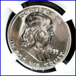 1955 Franklin Silver Half Dollar NGC PF 67 GEM PROOF