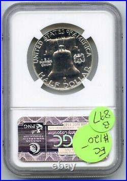 1957 Franklin Proof Silver Half Dollar NGC MF67 Certified Philadelphia B897