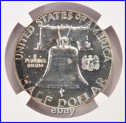 1960 TONED Franklin Half Dollar Proof NGC PF 65 PR65 Toning Coin 50C