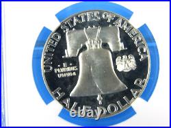 1962 P Silver Franklin Half Dollar NGC Pf 67 Ultra Cameo