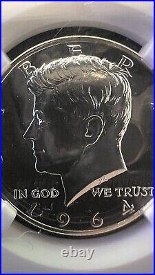 1964 Kennedy Half Dollar NGC PF67 Accented Hair With Stunning Mirror Cameo