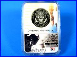 1964 P Accented Hair, Silver Kennedy Half Dollar NGC Pf 68