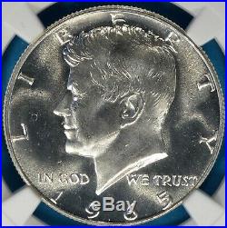 1965 SMS Kennedy Half Dollar NGC MS67 CAMEO- Exceptional Eye Appeal
