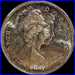 1967 Canada Double Struck Goose Silver Dollar Mint Error NGC MS64 GEM