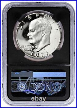 1972 s $1 Silver Eisenhower Dollar NGC PF 69 Cam Duke