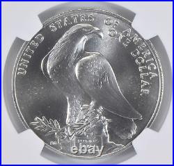 1984 P Olympic LA Commemorative Silver Dollar NGC MS70