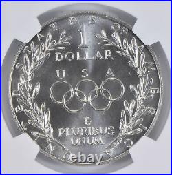 1988 D Olympic Commemorative Silver Dollar NGC MS70