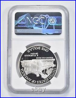 1990 P Eisenhower Ike Commemorative Proof Silver Dollar NGC PF70 UCAM