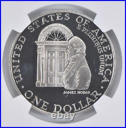 1992 W White House Commemorative Proof Silver Dollar NGC PF70