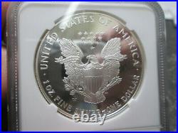 1995 W ANNIVERSARY US American Eagle Silver PROOF Dollar NGC PF68 ULTRA CAMEO